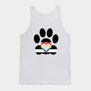 Pride Paw: LGBT Ally Pride Tank Top